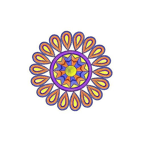 Circle Embroidery Design