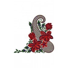 Wall Art Embroidery Design 13096