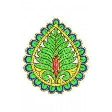 Feather Style Peafowl Embroidery Design