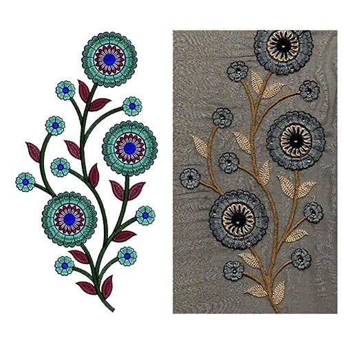 Patch Embroidery Design 13233
