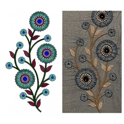 Patch Embroidery Design 13233