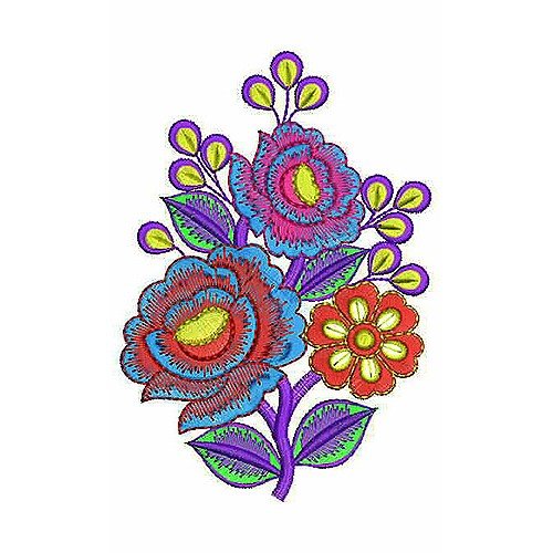Machine Embroidery Design | Fashion Flower