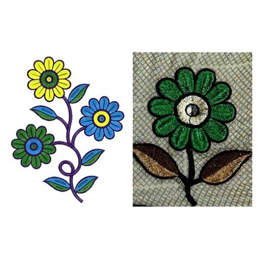 Patch Embroidery Design 13242