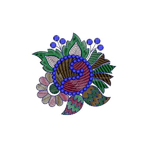 Latest Fancy Patch Embroidery 13328