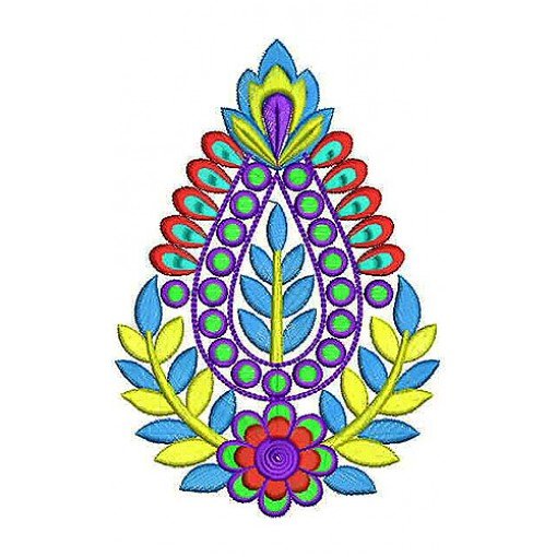 Trendy Embroidery Applique Design 1332