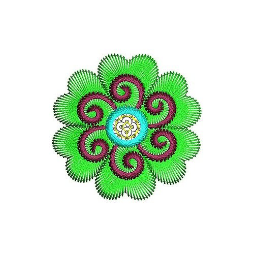 Embroidery Floral Design Patch 1336