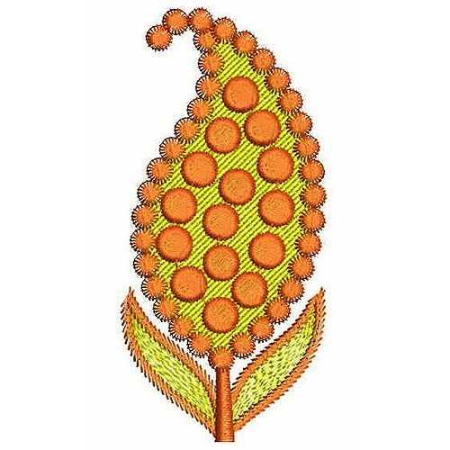 Leaf Tree Embroidery Pattern1337