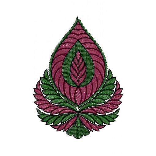 Suit Embroidery Design 13436