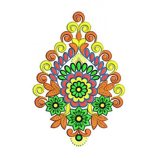 Impressive Embroidery Applique Design 1367