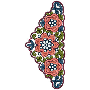 Embroidery Legging Patch Work 14079