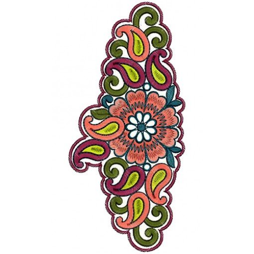 Embroidery Leggings Design 14080
