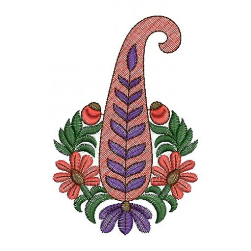 Beautiful Indian Embroidery Patch Work Design 14171