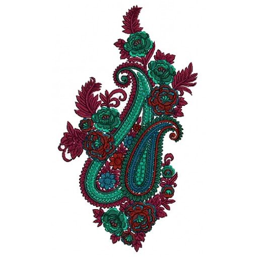 Machine Embroidery Patch Work Design 14213