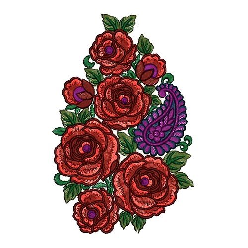 Embroidery Flower Design 14217