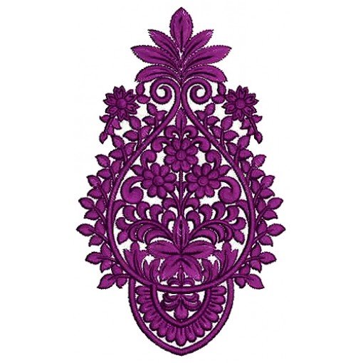 Princess Embroidery Design 14224