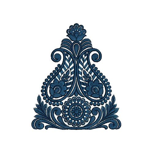 Embroidery Design Patch Paisley
