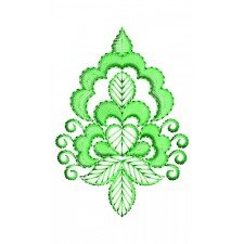 African Saree Embroidery Patch Design 14552