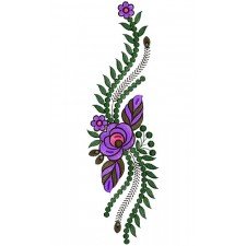 Floral Wall Art Embroidery Design 14638