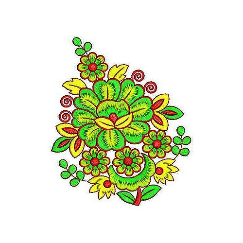 Flower Machine Embroidery Design 1465