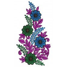 Natural Looking Embroidery Design For Patch Work 14734