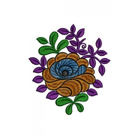 Rose Embroidery Design 14778