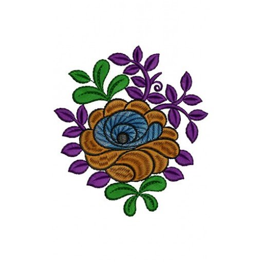 Rose Embroidery Design 14778