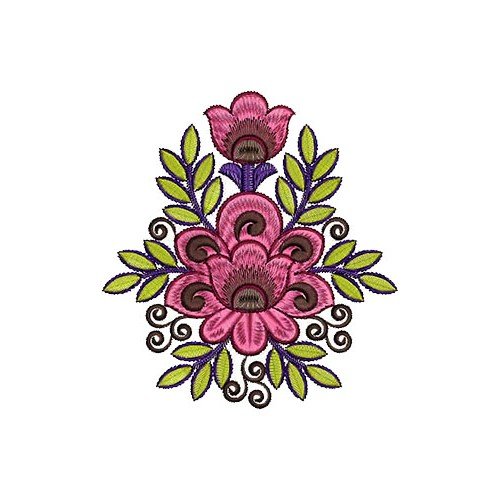 Floral Embroidery Design 14779