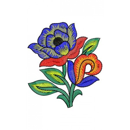 Rose Flower Pattern Embroidery Machines Design 14782