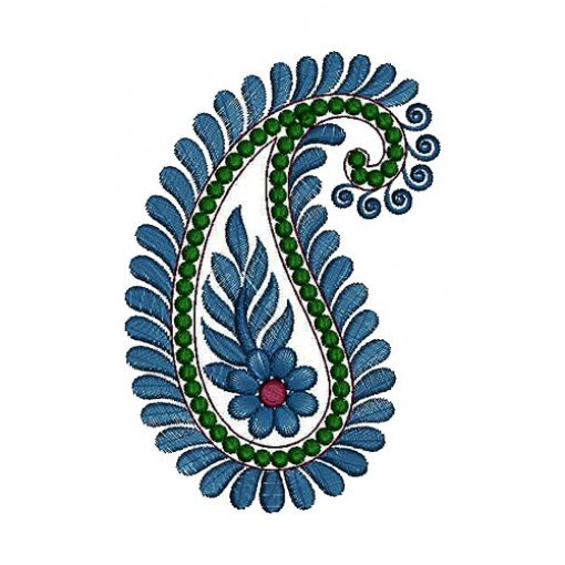 Embroidery Paisley Design 14878
