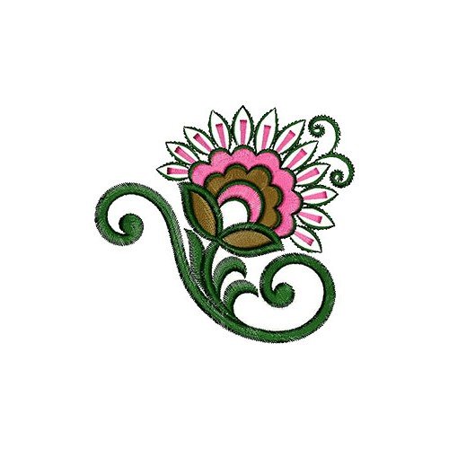 Natural Looking Embroidery Design Patch Work 15042