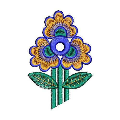 Dress Embroidery Patch Design 15050