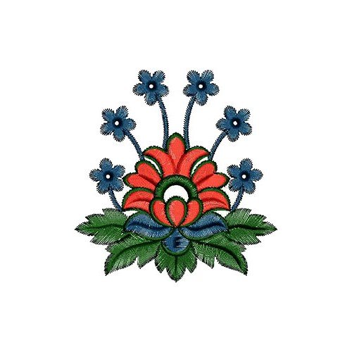 Stylish Embroidery Patch Design 15060