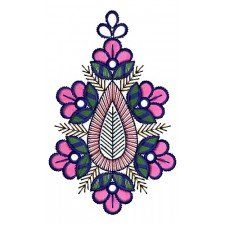 Floral Patch Embroidery Design 15192 Floral Patch Embroidery Design 15192