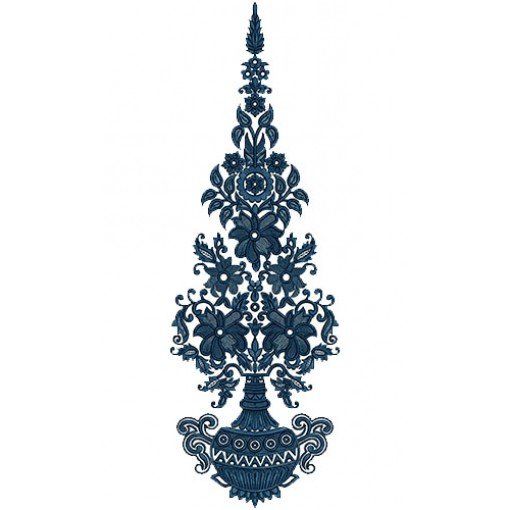 Exclusive West Bengal Wall Art Embroidery Design 15227