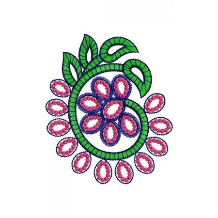 Rangoli Type Embroidery Patch Pattern 15235