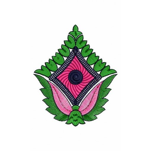 Embroidery Blouse Patch Design 15253
