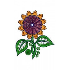 Floral Embroidery Design 15298