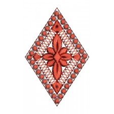 Traditional Saree Corner Patch Embroidery Design 15304