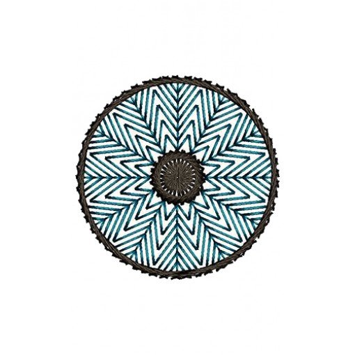 Dress Patch Embroidery Design 15464
