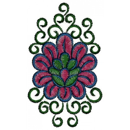Wedding Fashionable Embroidery Patch Design 15465