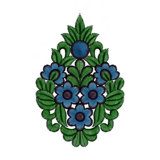 Beautifully Art Embroidery Patches Design 15467