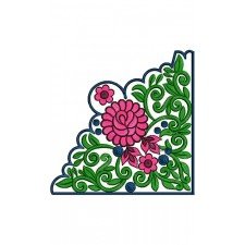 Ethical Collection Embroidery Corner Patch Work Design 15516