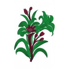 Western Looking Embroidery For Pretty Embroidery Patch 15534