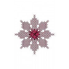 Cross Stitch Applique Embroidery Design 15535