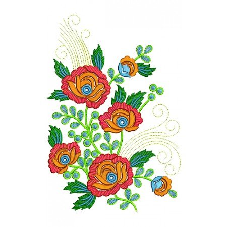 Beautiful Machine Embroidery Design 15546