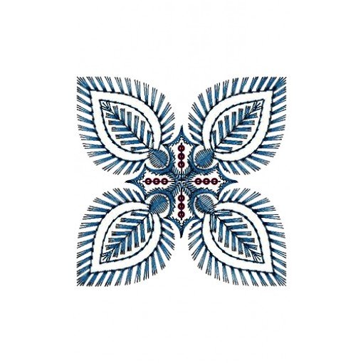 Unique Embroidery Applique Design 15549