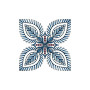 Unique Embroidery Applique Design 15549