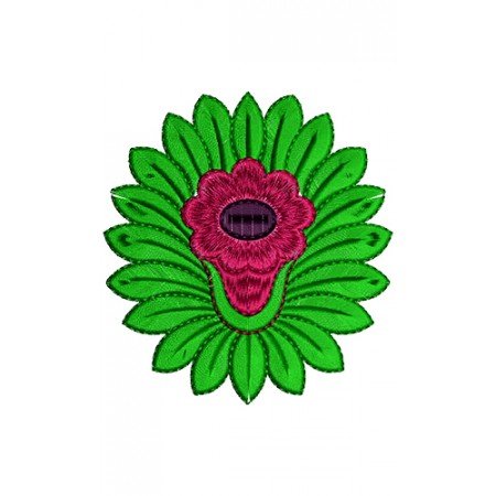 Flower Embroidery Patch 15565