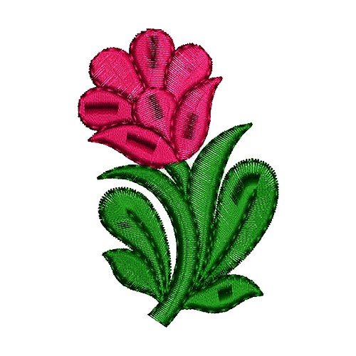 Floral Patch Embroidery Design 15573