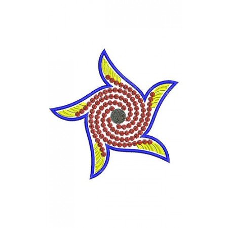Star Fish Style Embroidery Patch